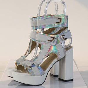 Party Gladiator-Knöchelriemchen High heels