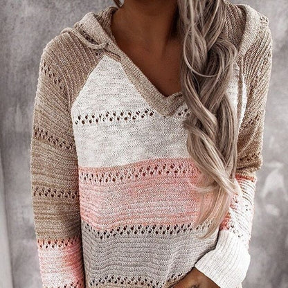 WOLF Patchwork-Kapuzenpullover