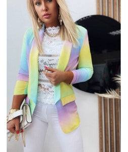 WOLF Langärmelige Tie-Dye-Blazer