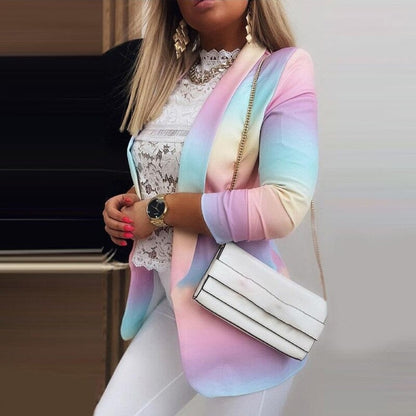 WOLF Langärmelige Tie-Dye-Blazer