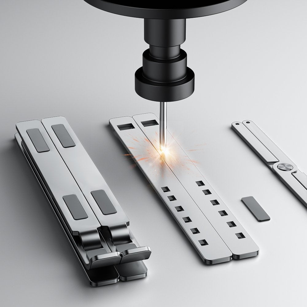 Zusammenklappbarer Laptop-Ständer | Ideal für die Arbeit von zu Hause aus!