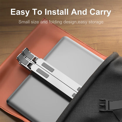 Zusammenklappbarer Laptop-Ständer | Ideal für die Arbeit von zu Hause aus!